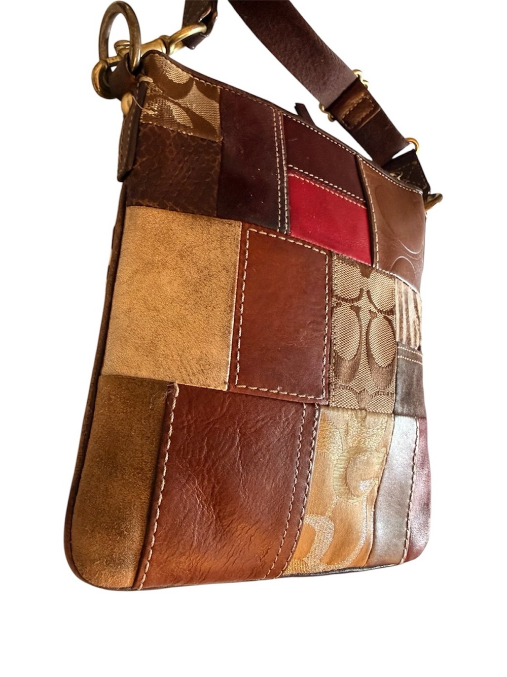 Coach Multicolor Patchwork Crossbody Bag - Picture 4 of 10